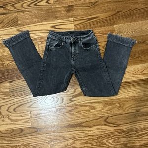 Maje Black Jeans with Tassels